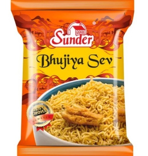 80 ग्राम शाकाहारी मसालेदार और कुरकुरे स्वाद बेसन भुजिया नमकीन फैट: 4% प्रतिशत (%)