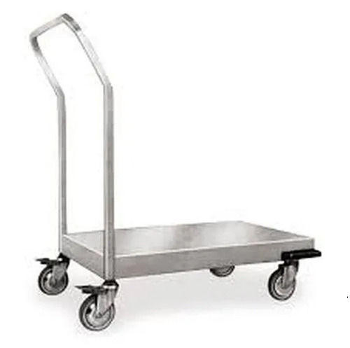 Heavy Duty Portable Stainless Steel Platform Trolley, 600 KG Capacity