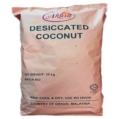 Miller Grade Desiccated Coconut Low Fat- 25Kg Recommended For: Hospital