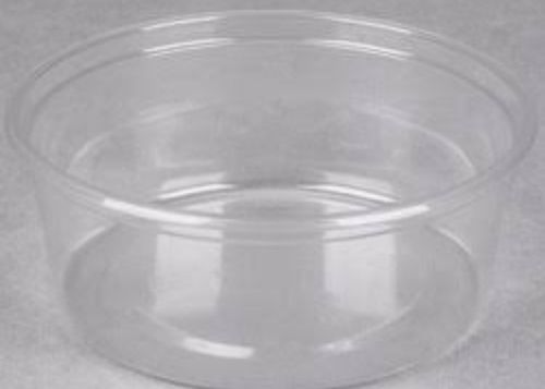 Round Shape Transparent Plastic Box With Lid For Food Packaging