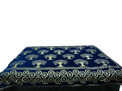 Washable Non Woven Stylish Printed Soft Velvet Queen-Size Bed Sheet 