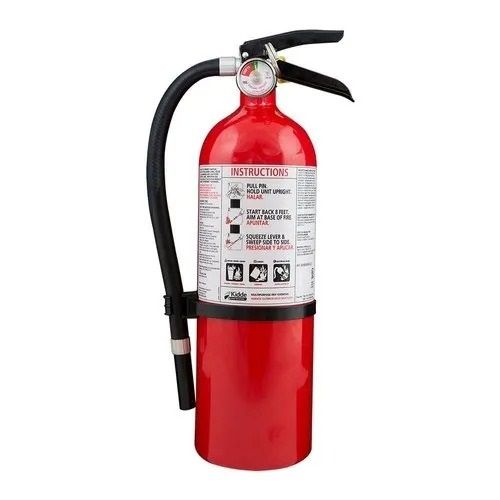 Red 34X10X34 Centimeter 8 Kilogram Mild Steel Abc Fire Extinguisher