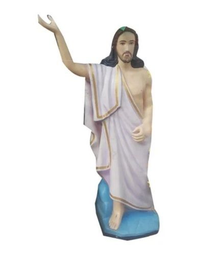 Corrosion Resistant 4 Feet Eco Friendly Religious Durable Painted Jesus Christ Statue