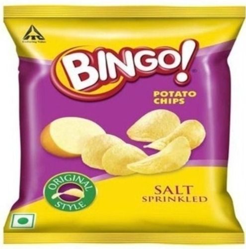 52 Grams Pack Crunchy Ready To Eat Fried Salt Sprinkled Potato Chips