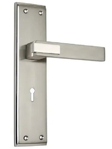 Silver 6.5 Inch Corrosion Resistant Matte Finish Stainless Steel Door Lock