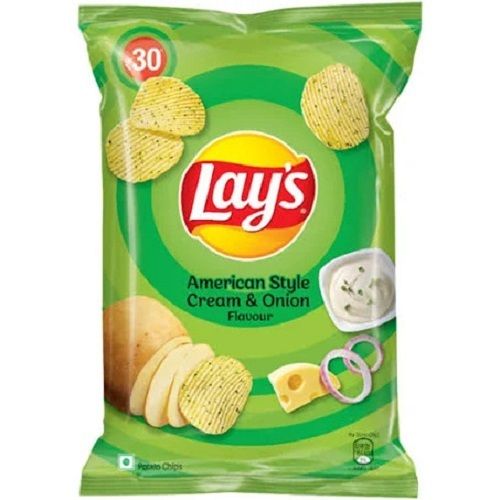 73 Grams A Grade Crunchy Delicious Cream And Onion Flavor Potato Chips