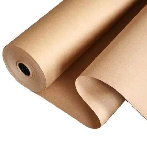 Brown 80-120 Gsm Bamboo Palm Plain Pattern Paper Roll