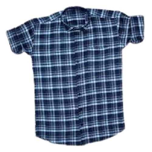 Full Sleeve Style Checked Pattern Casual Wear Cotton Shirt For Men'S Collar Style: Straight