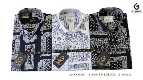 Gloria Men's Casual And Party Wear Shirt