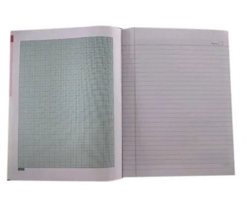 Light Weight Rectangular Plain Cover 50 Pages A4 Size Graph Notebook 