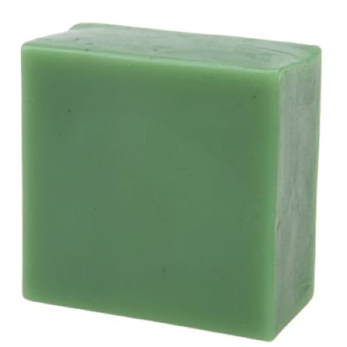 Skin Friendly Square Shape Green Aloe Vera Essence Soap