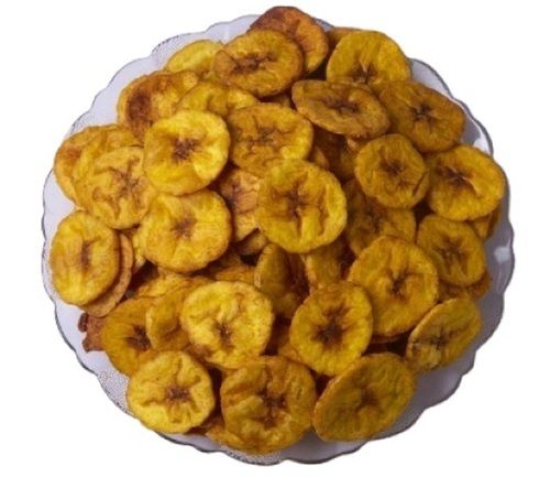 Taste Hygienically Packed Fried Sweet Yellow Banana Chips Packaging: Bag