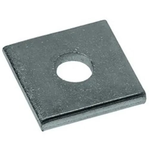 25 Mm, 3 - 4 Inches Mild Steel Square Shape Polished Flat Square Washers Application: Wood Construction