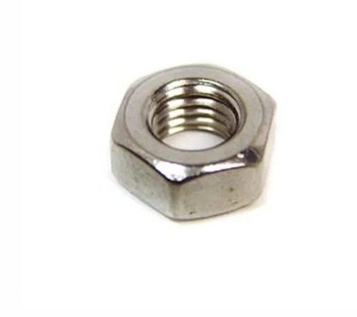 Grey 5 Mm 15 Gram Smooth Polished Stainless Steel Hexagon Nut