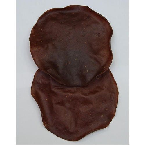 7% Protein 3% Fibre Round Salty Ragi Nachani Papad  Packaging Size: 500 Gram