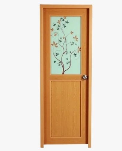 Brown 7 X 2.5 Feet 30 Mm Thick Vertical Open Durable Decorative Pvc Door