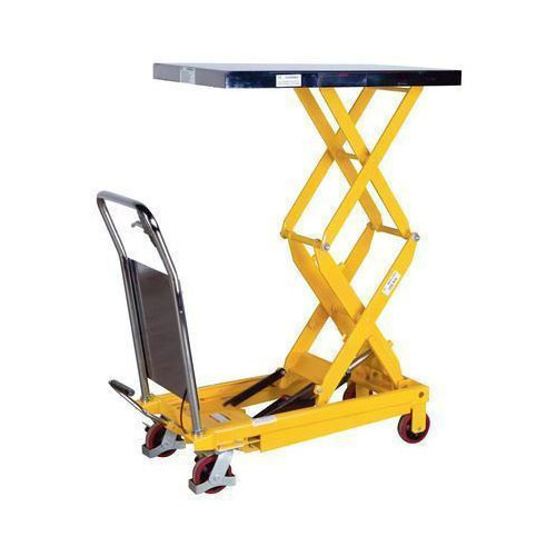 Easy Move Hydraulic High Scissor Lift Table, Working Height 350 Mm