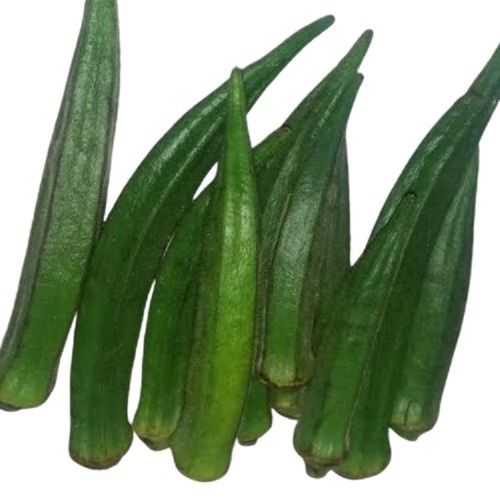 Farm Fresh Long Shape Green Lady Finger Shelf Life: 3 Days