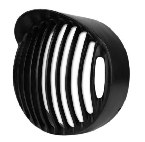 Black Industrial Grade Iron Material Head Light Cover 