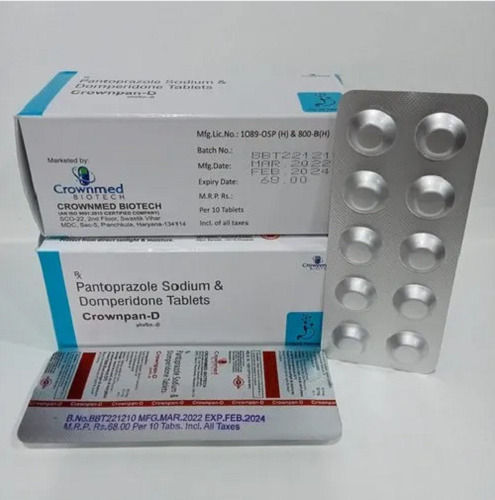 Pantoprazole Sodium Domperidone Tablets