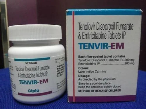 Tenofovir Disoproxil Fumarate And Emtricitabine Tablets IP