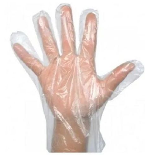 Transparent Disposable Plastic Gloves For Domestic Cleaning Uses