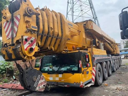 Blue Used Liebherr Ltm1500-8.1 500 T All Terrain Crane