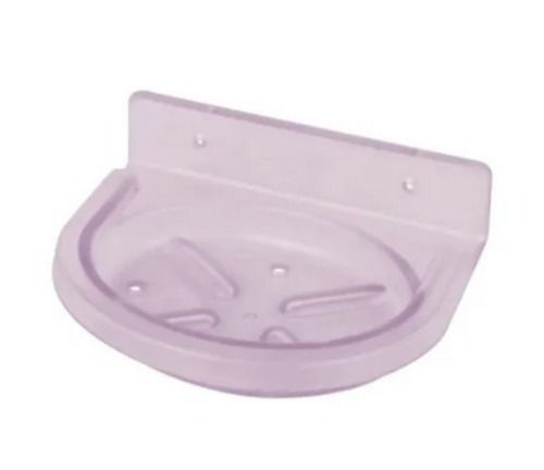 Pink 115 X 130 X 45 Cm Water Resistant Glossy Stainless Steel Oval-Shaped Soap Dish