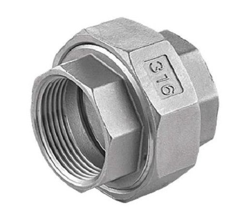 Sliver 1/2-inch Round Shape Low Psi Pressure Casting Stainless Steel Gi Union