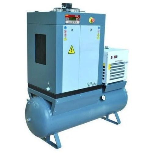 10 Hp Motor Cast Iron And Aluminum Automatic Rotary Screw Air Compressor