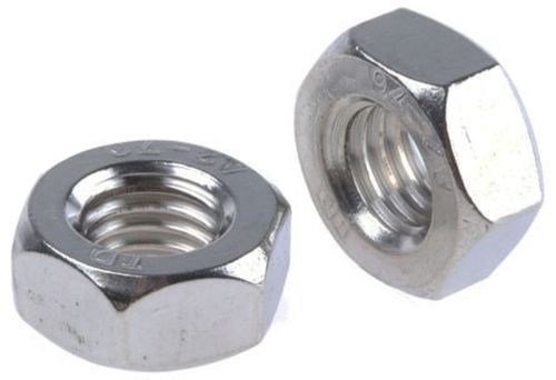 Silver 13.4X9.6X2.2Cm Size Polished Surface 304 Standard Stainless Steel Hex Nuts