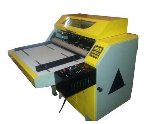 Yellow 240 Volt 373 Watts 150 Kg/Hr Mild Steel Electrical Sticker Cutting Machine