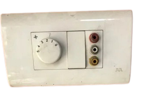 75 X 35 Mm Size Polycarbonate 220 - 240 Volt 16 Amp Fan Regulator Switch - Operating Temp -25 To 70Â°C Low Impedance 50 MHz 1 Year Reliability