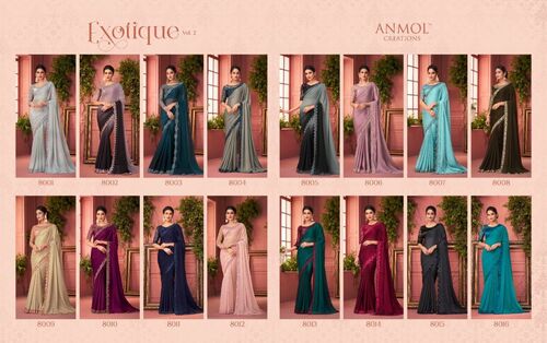Ladies Comfortable Attractive Design Saree (Anmol)