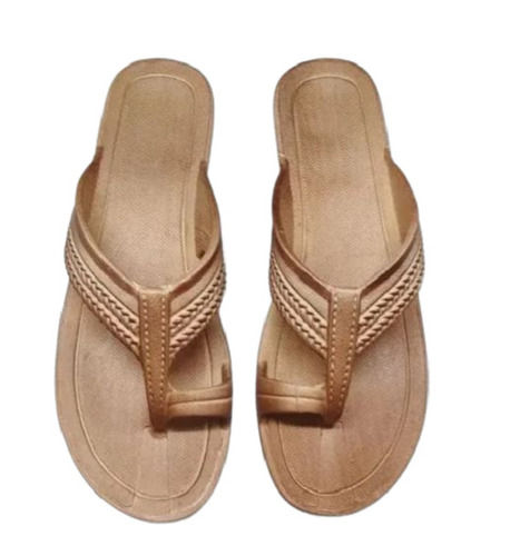 Brown Lightweight Daily Wear Slip On Pvc Slippers For Mens