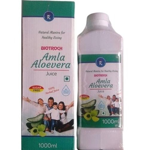 1000 Ml Sugar Free Natural Gooseberry And Aloe Vera Ayurvedic Juice 