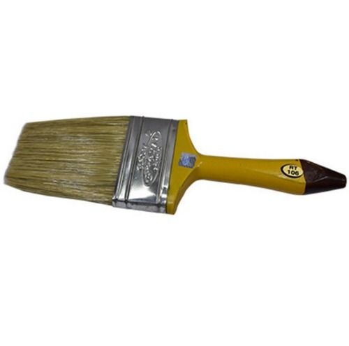 Yellow 12 Inches Dustproof Nylon And Metal Paint Brush For Wall Paint