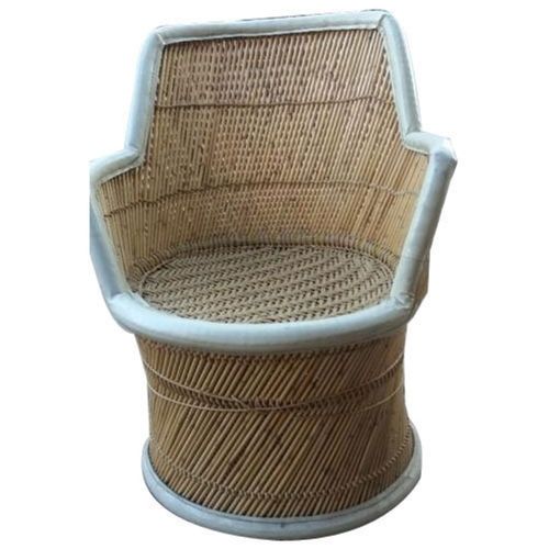 18x18x24 Inches Matte Finish Portable Bamboo Cane Chair