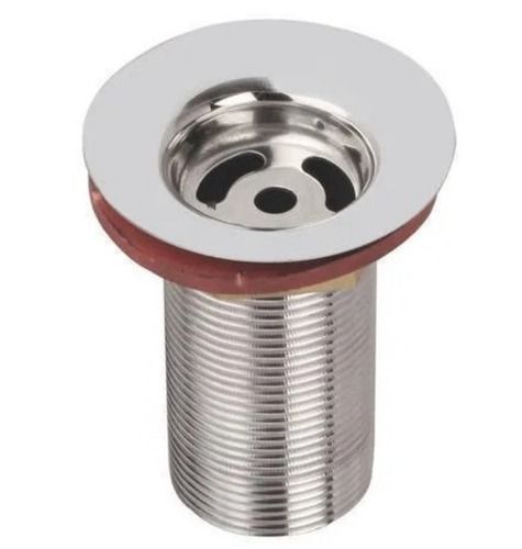 Silver 32 Mm Thick Full Thread Stainless Steel Waste Coupling For Sink Wash Basin 