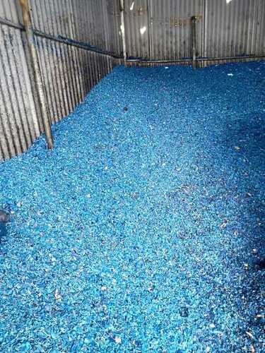 Blue Plastic Scrap For Recycling Usage