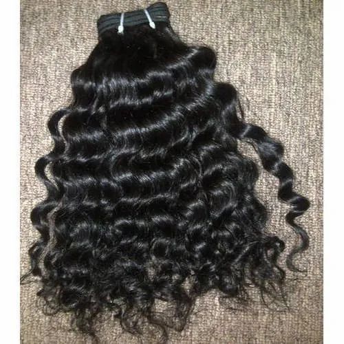 Natural Black And Brown Weft Hair Extension For Personal Use Application: Industrial