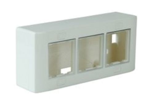 White Rust Proof Insulated Highly Rigid Rectangular Powder Coated Electrical Switch Box