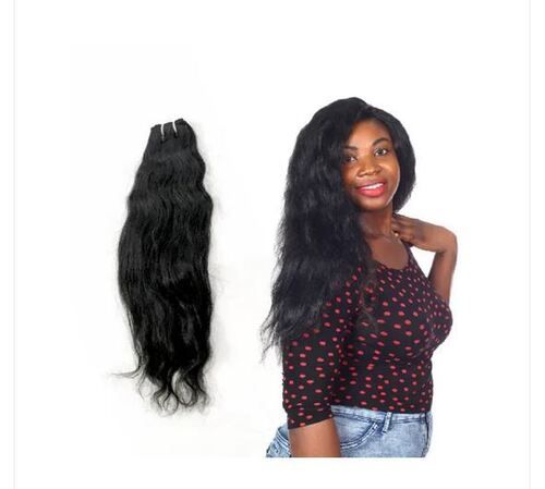 Wavy Human Hair Extension for Ladies With 20 Inch Size, Weight 100gm