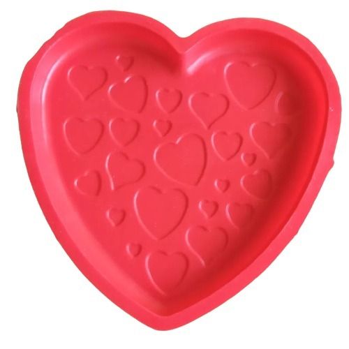 11 X 12 X 3 Cm Durable Heart Shape Silicone Moulds