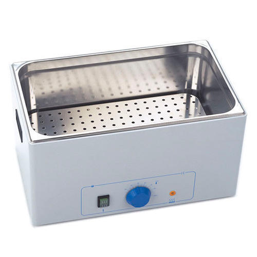 Silver 15 Liter Capacity 1500 Watt 220 Voltage Rectangular Stainless Steel Automatic Water Bath For Laboratory