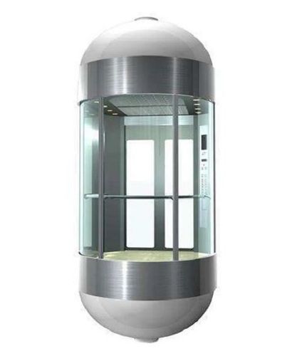 240 Volts 1.20 M/Sec 3000 Kilograms Glass And Stainless Steel Capsule Lift  At Best Price In Pune | Swiftcon Lifts Private Limited