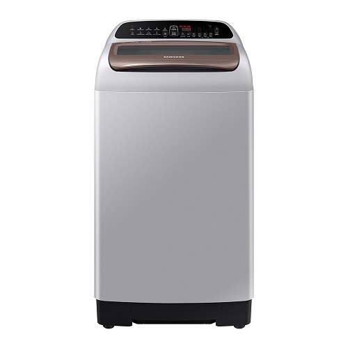 Automatic Washing Machine - 7kg Capacity, 2000 Watt Power, Stainless Steel & Plastic Design, Top Load, Grey | Hassle-Free Laundry Solution