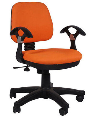 Computer Chair With Handles For Working Staff With 5 Wheels, Adjustable Height