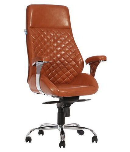 Designer Brown Galleta Executive High Back Office Chair With Leatherette Seat