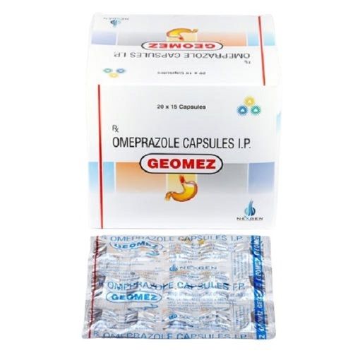 Geomez Omeprazole Capsules (Pack Size 20 X 15 In Box)